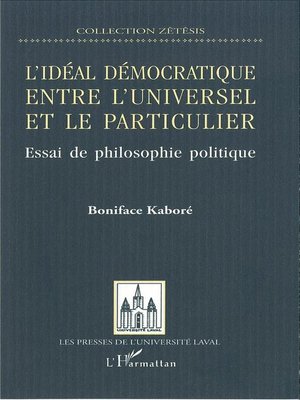 cover image of Idéal de la démocratie